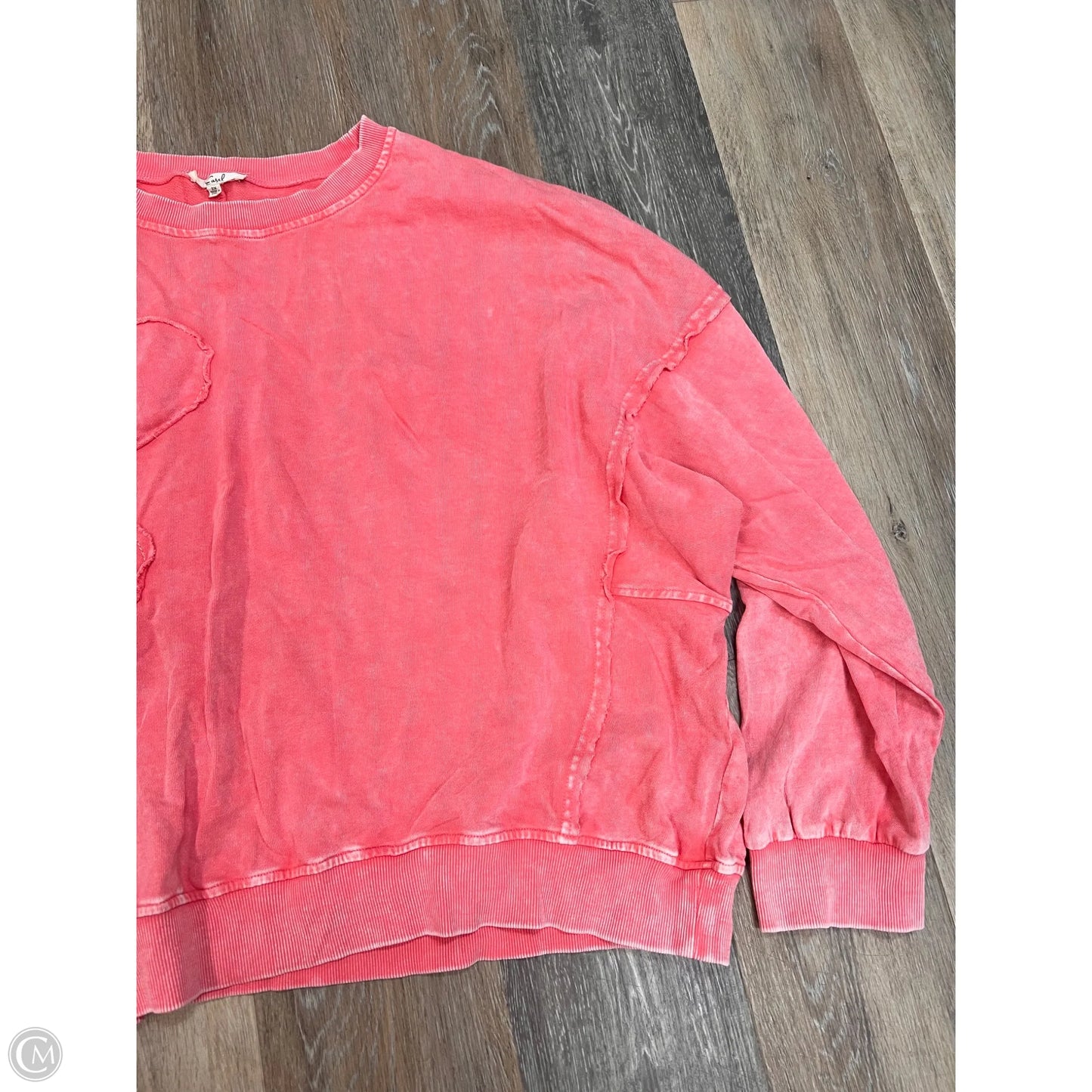 Top Long Sleeve By Easel In Pink, Size: 2x
