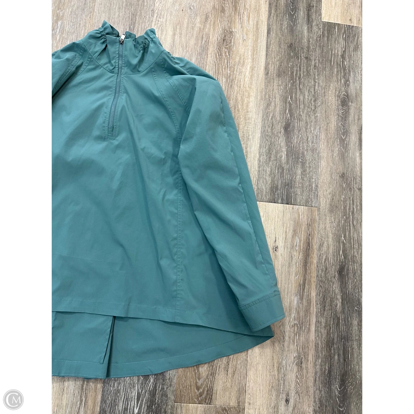 Jacket Windbreaker By Athleta In Blue, Size: S