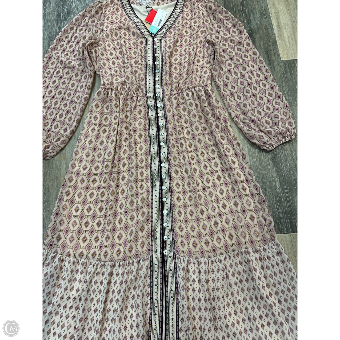 Dress Casual Maxi By Les Serein In Pink, Size: S