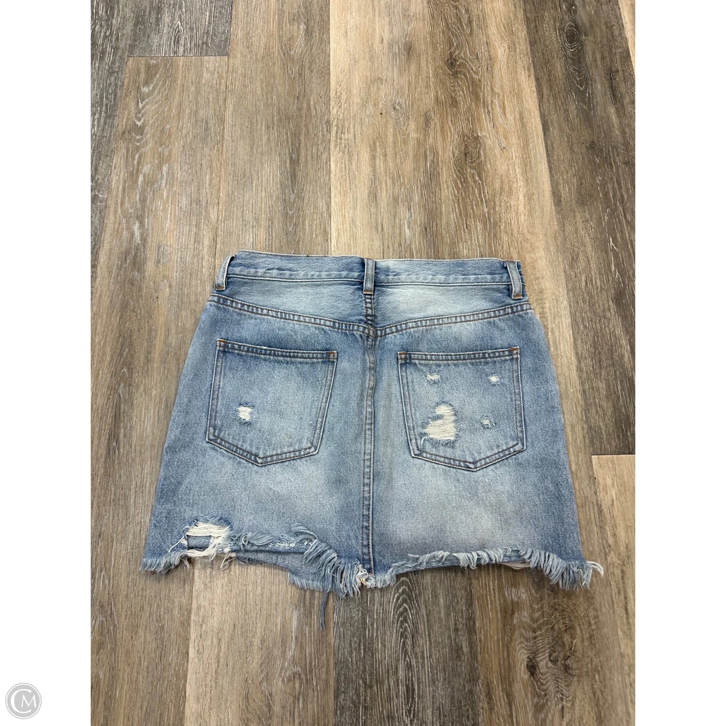 Skirt Midi By We The Free In Blue Denim, Size: 2