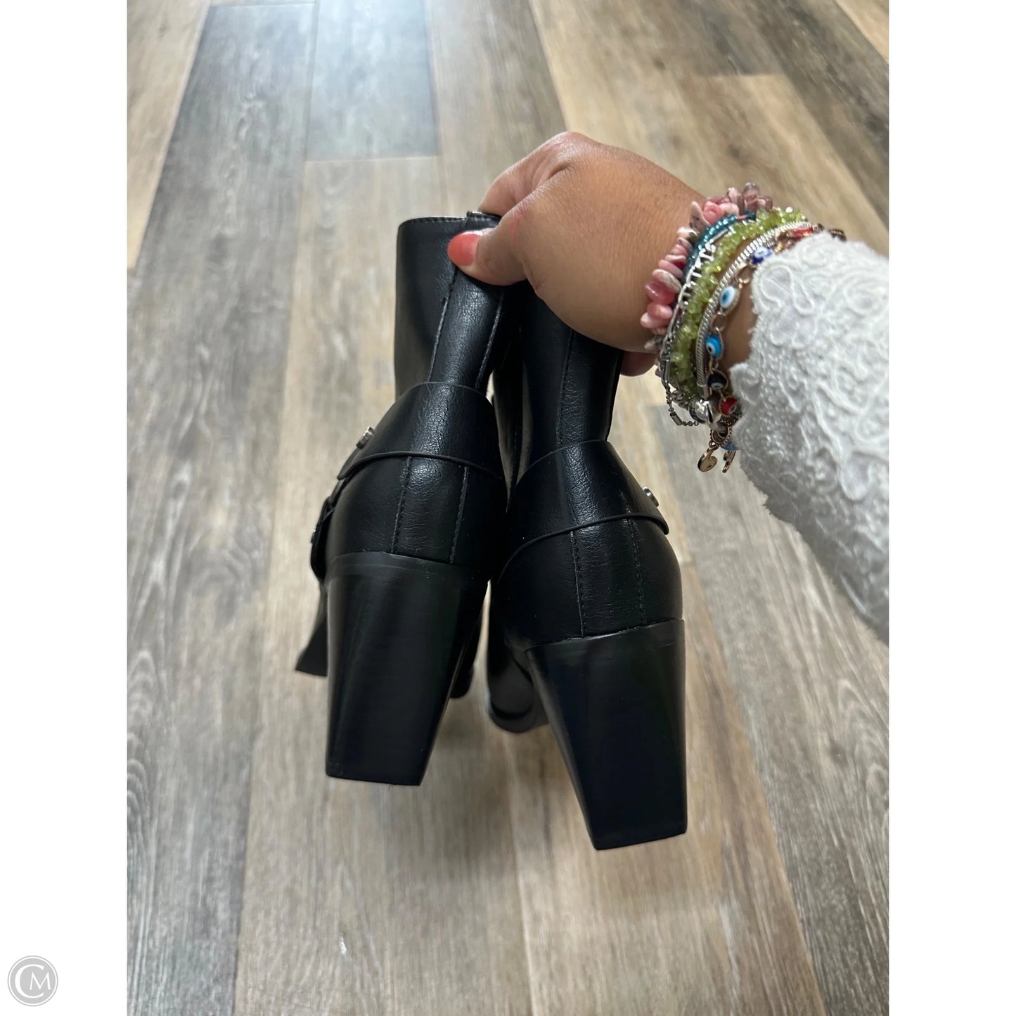 Boots Ankle Heels By Oasis Society In Black, Size: 6.5