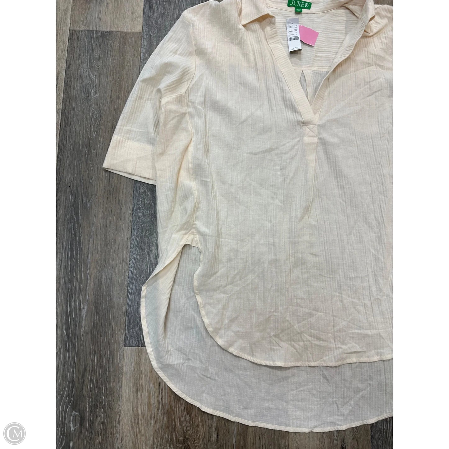 Swimwear Cover-up By J. Crew In Cream, Size: M