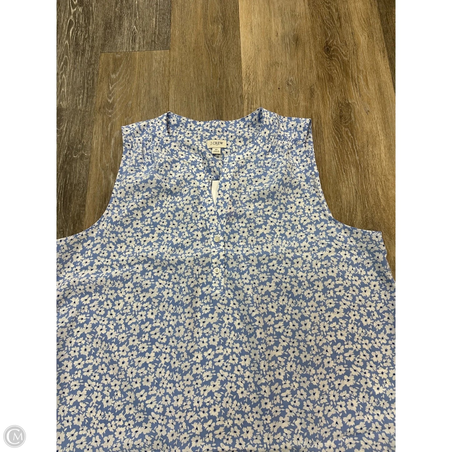 Top Sleeveless By J. Crew In Blue, Size: Xl