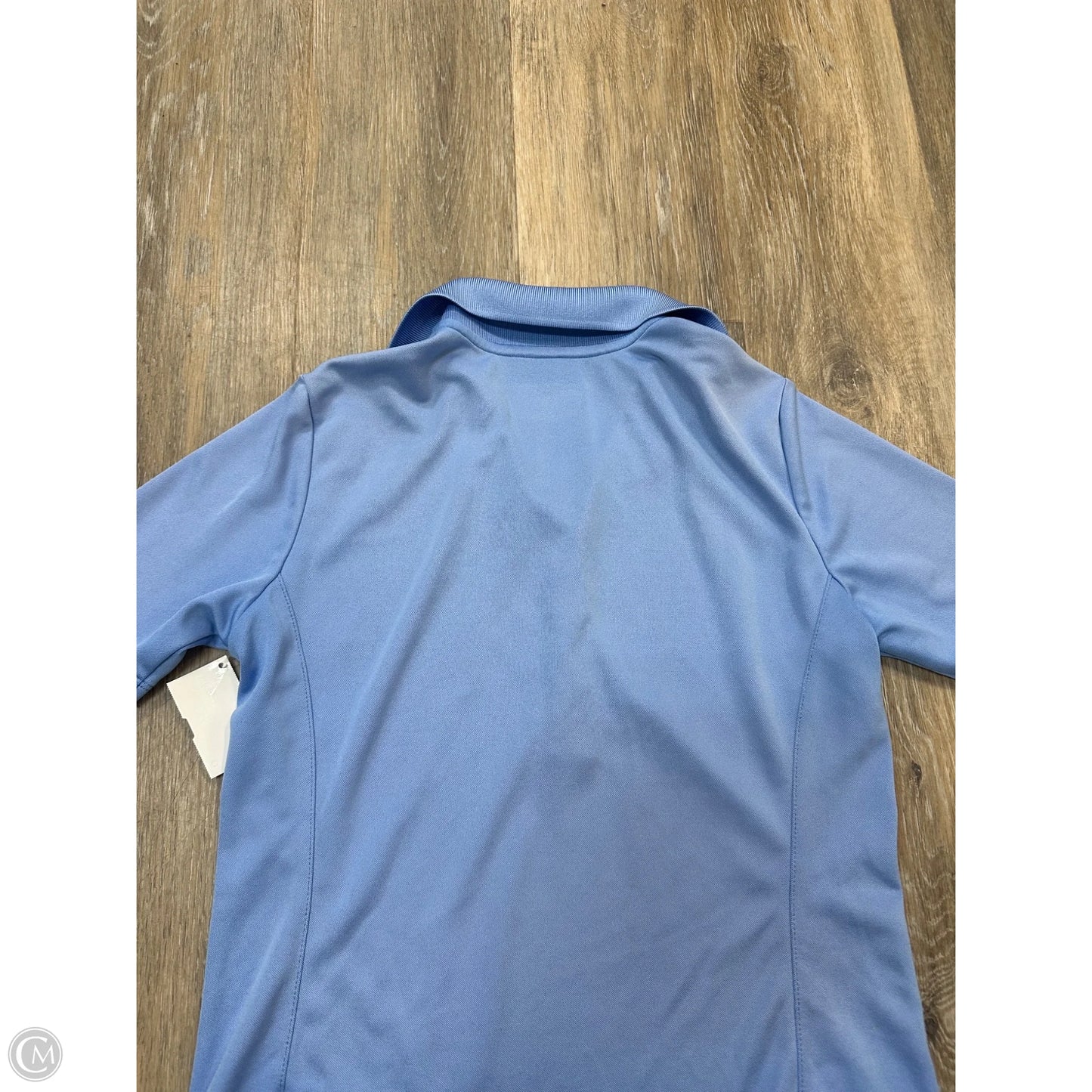 Athletic Top Short Sleeve By Izod In Blue, Size: Xs