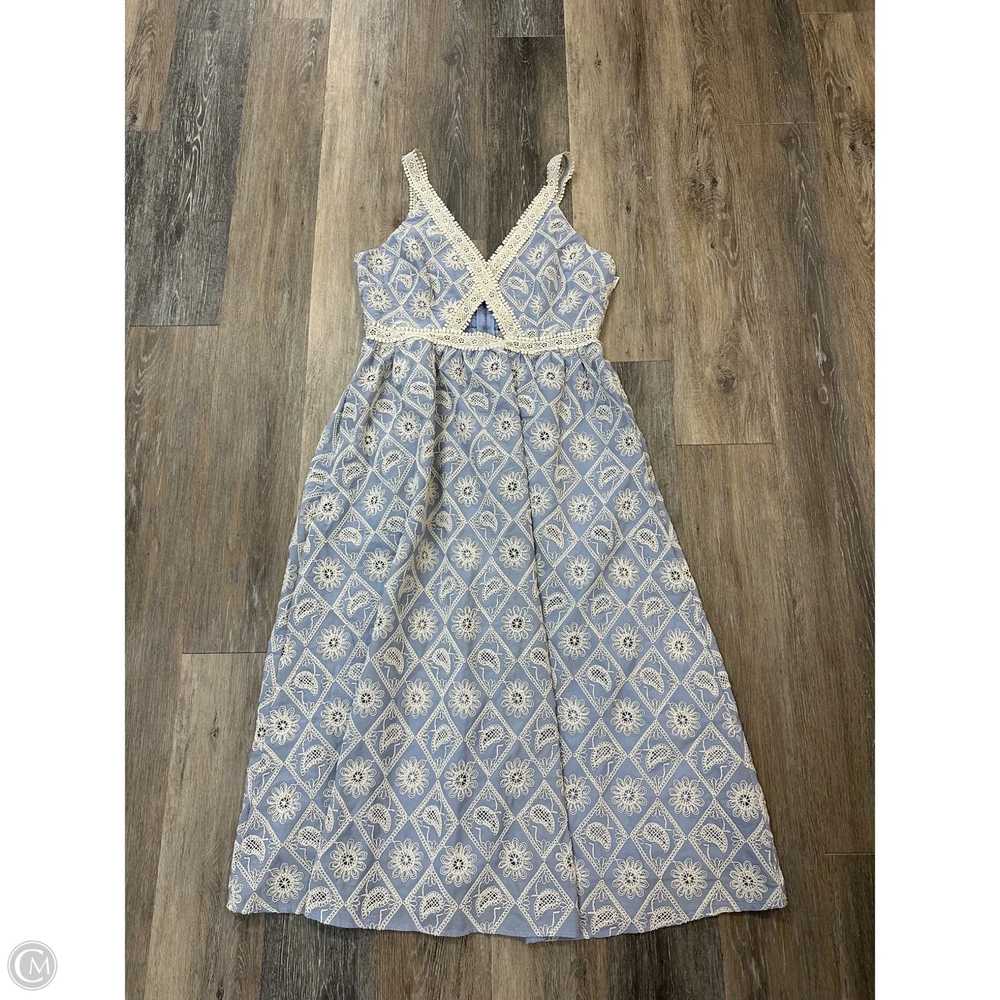 Dress Casual Maxi By Just Me In Blue, Size: L