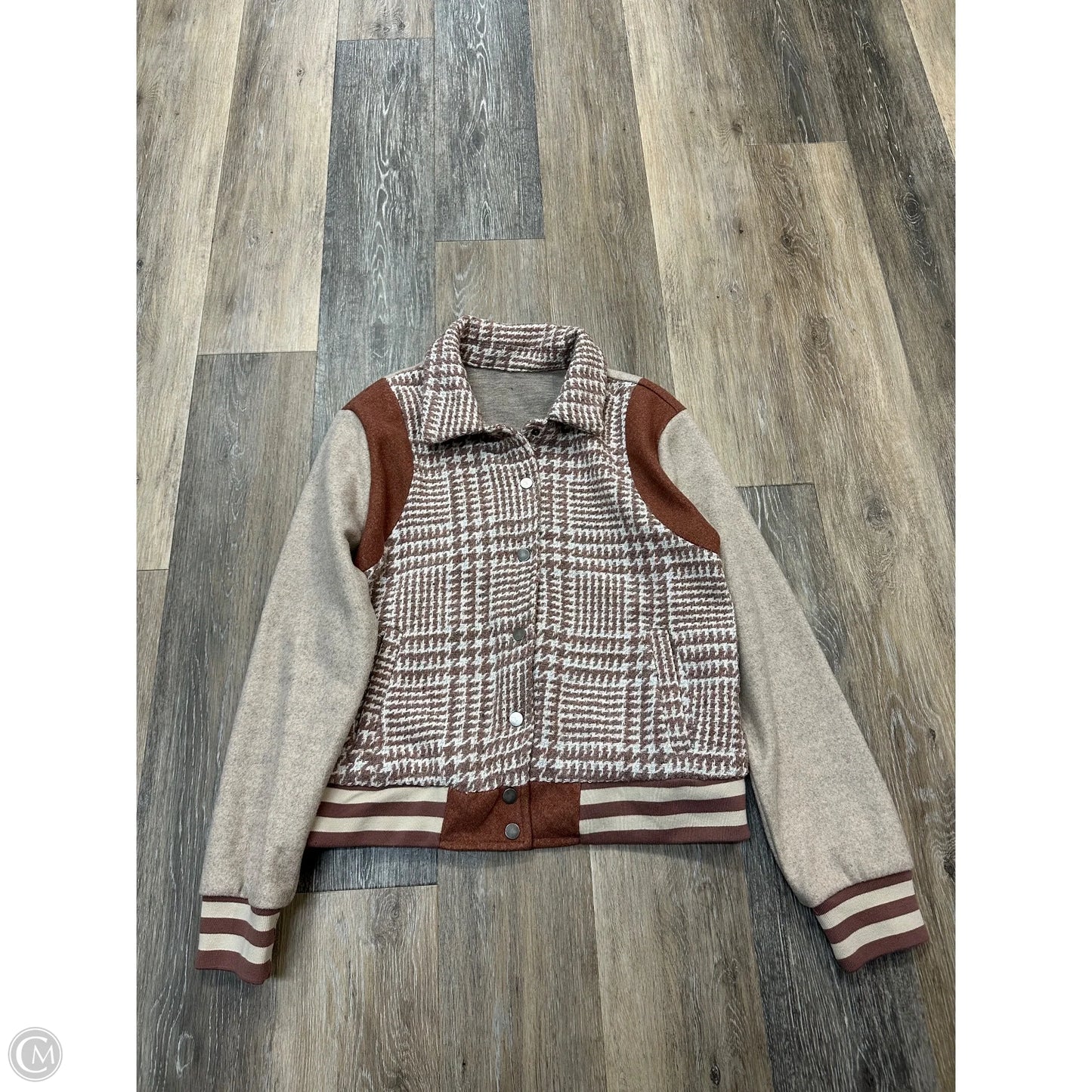 Jacket Other By Hem & Thread In Brown, Size: M