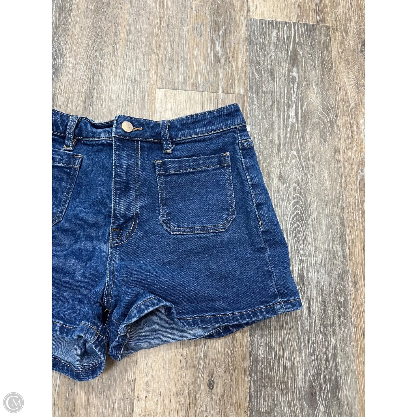 Shorts By Mica In Blue Denim, Size: M
