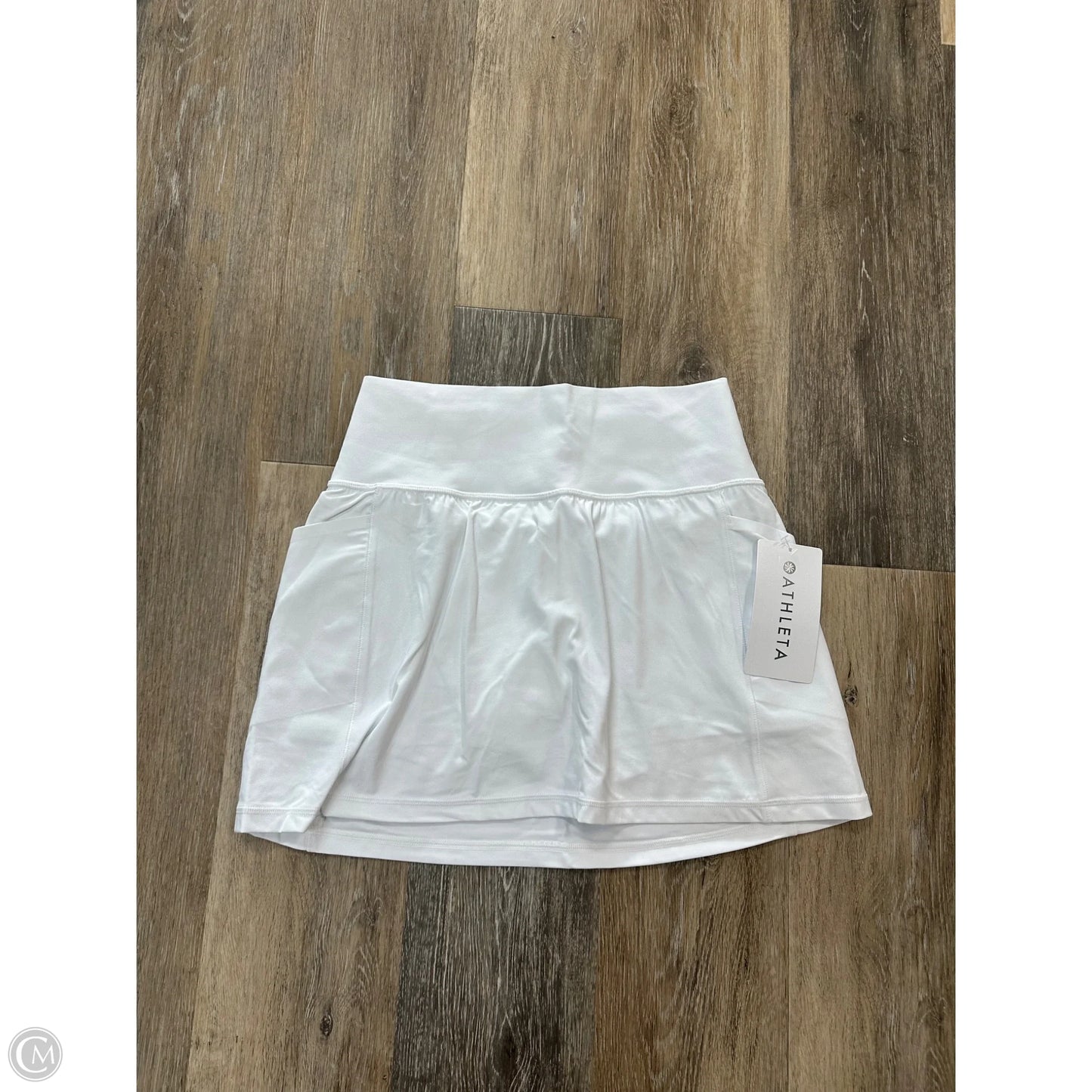Athletic Skort By Athleta In White, Size: S