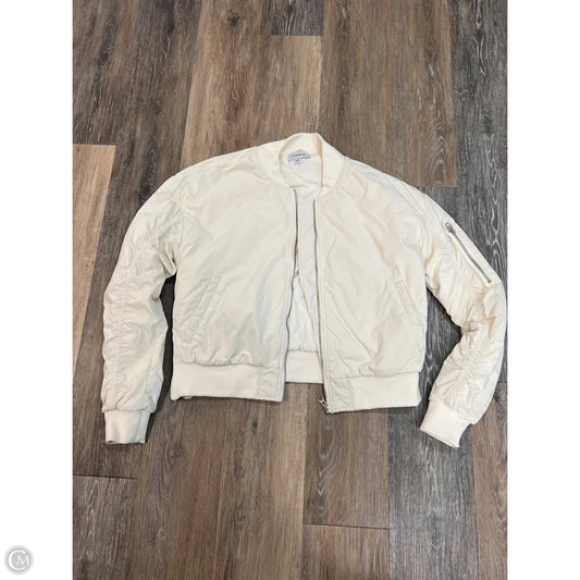 Jacket Puffer & Quilted By Evereve In Cream, Size: S