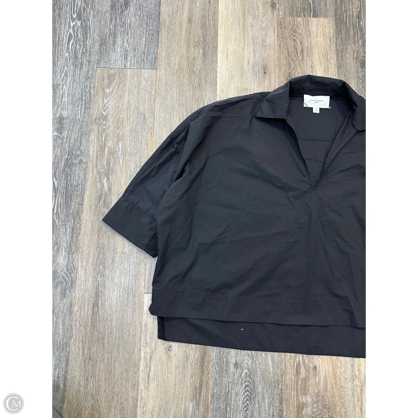 Blouse Long Sleeve By Pomander Place In Black, Size: M