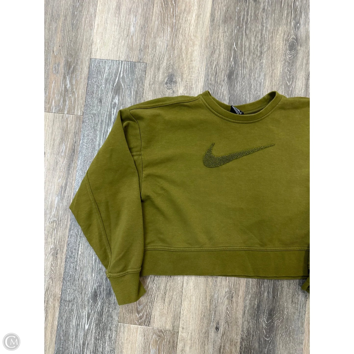 Athletic Sweatshirt Hoodie By Nike Apparel In Green, Size: Xs