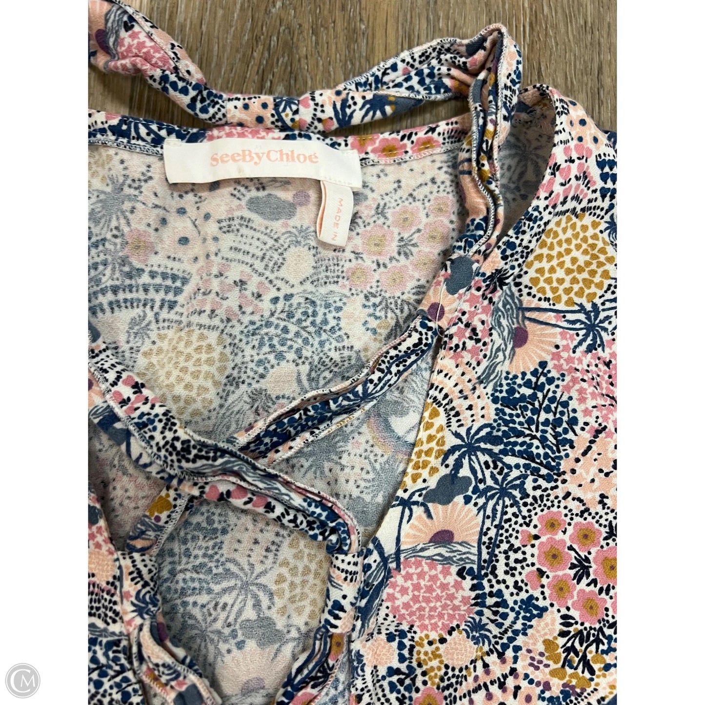 Dress Casual Maxi By See by Chloe In Floral Print, Size: Xl