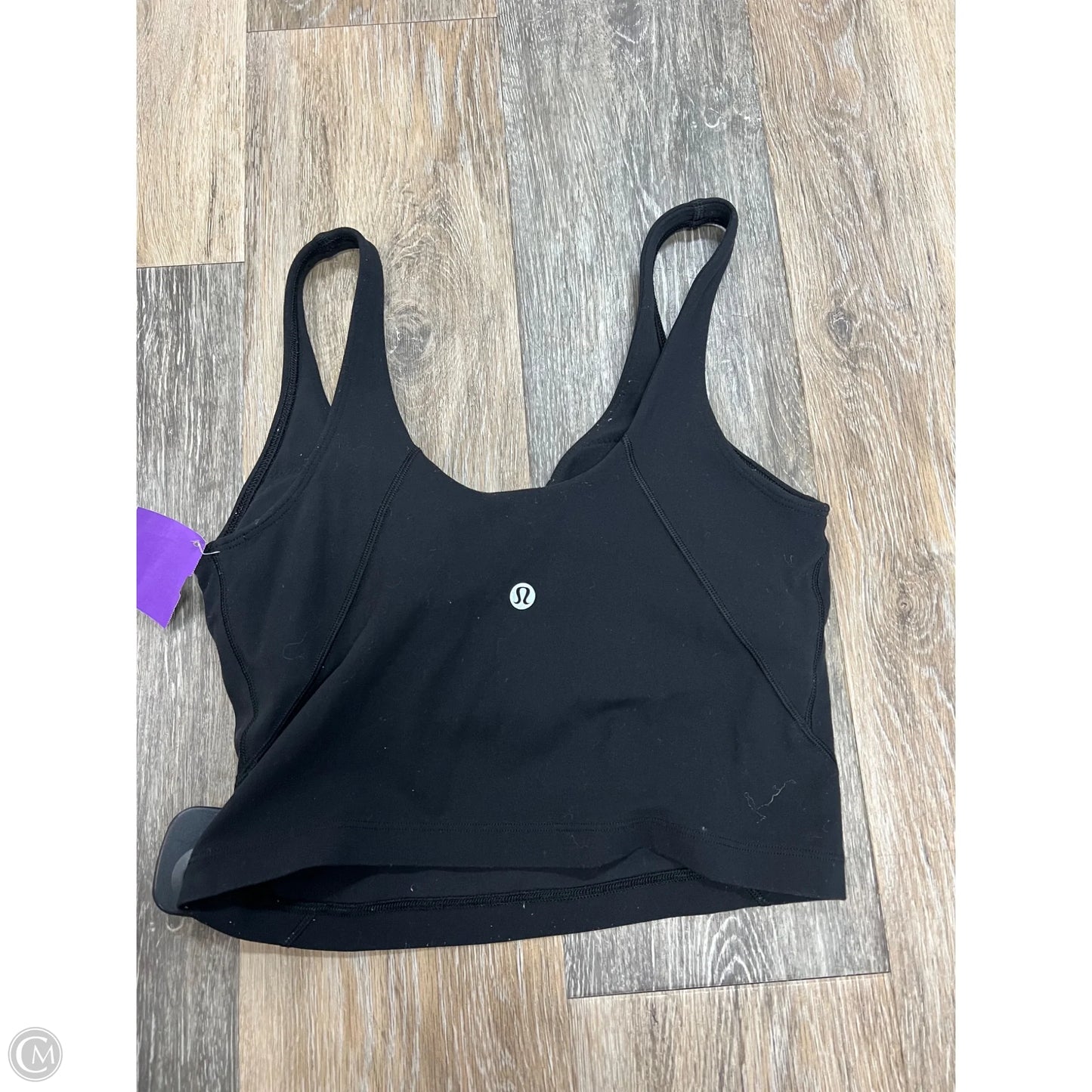 Athletic Bra By Lululemon In Black, Size: 0
