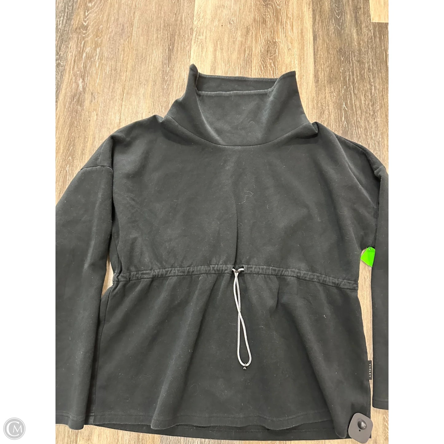 Athletic Sweatshirt Collar By Varley In Black, Size: M