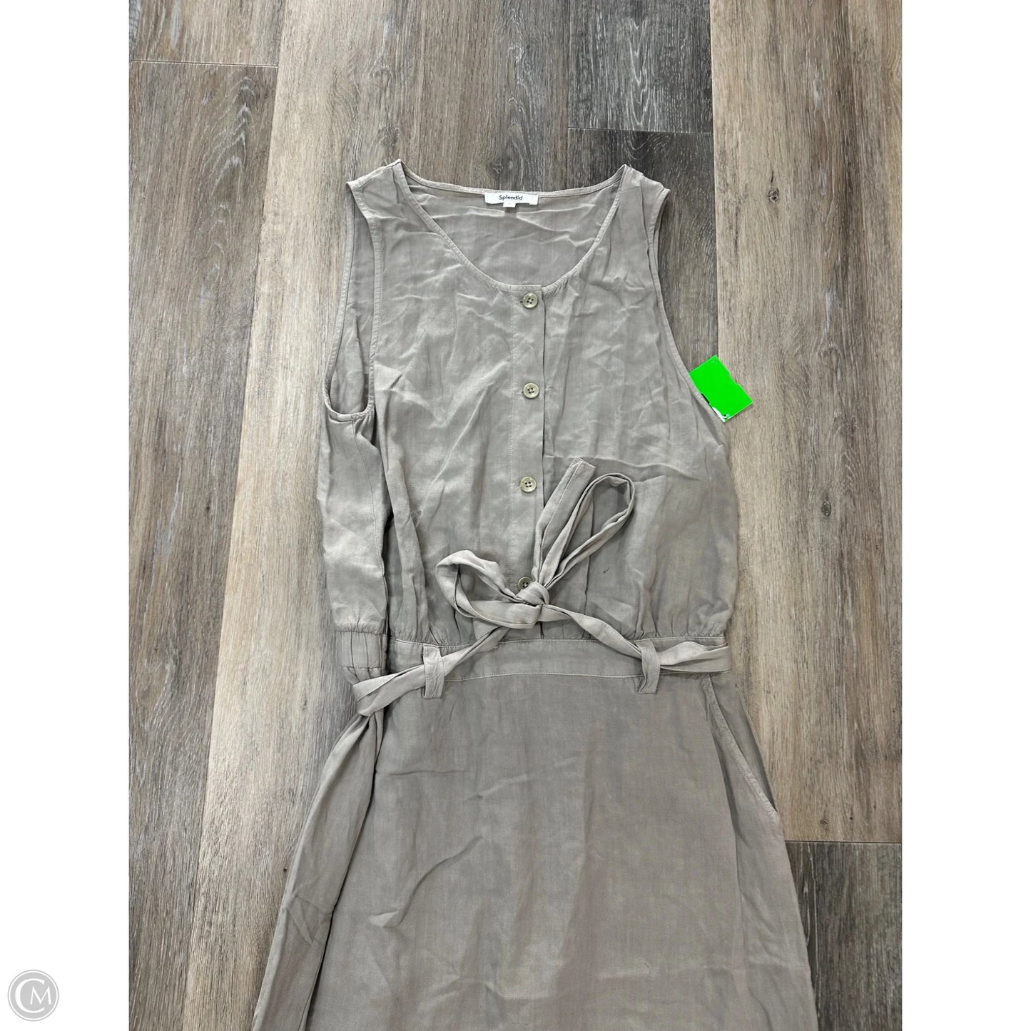 Dress Maxi By Splendid In Tan, Size: M
