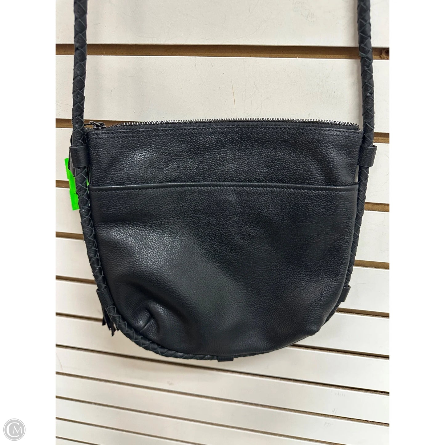 Handbag Leather By Heathers Closet, Size: Medium