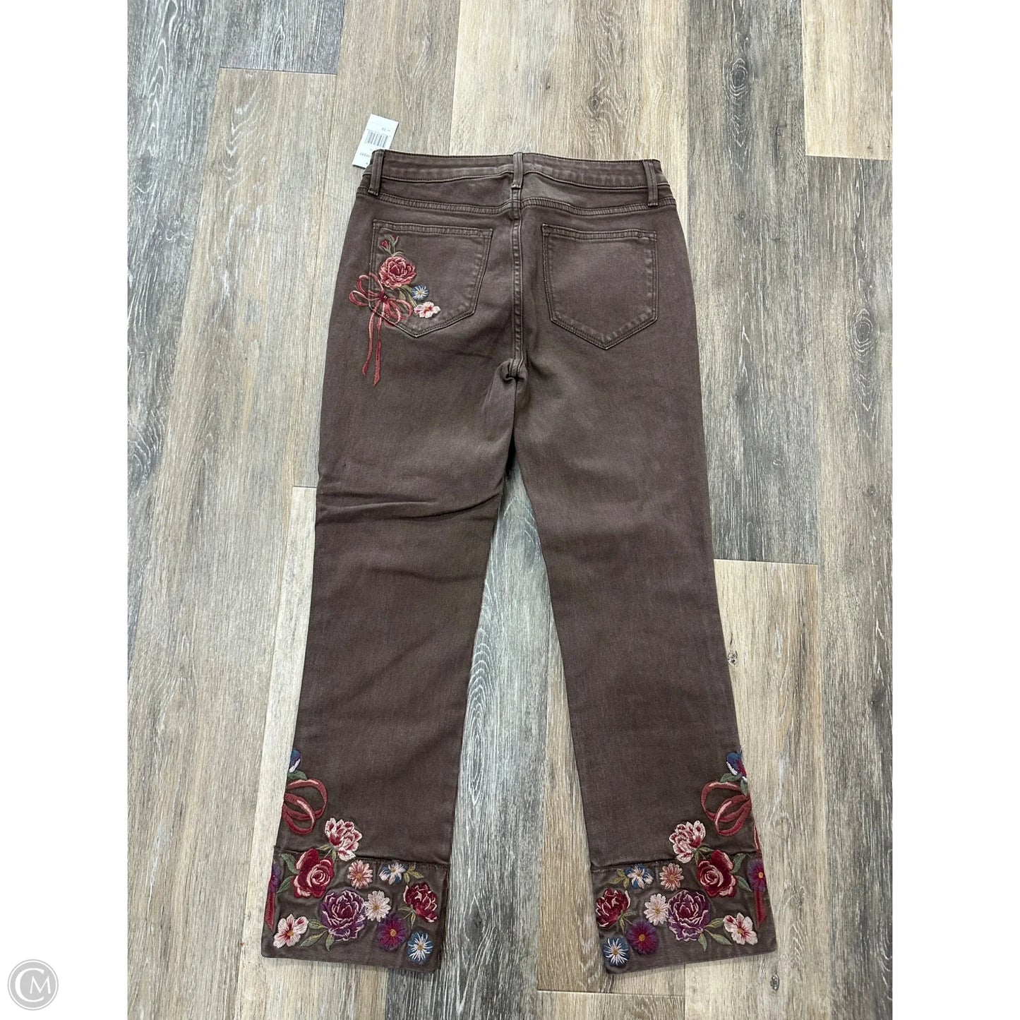Jeans Straight By Driftwood In Brown Denim, Size: 2