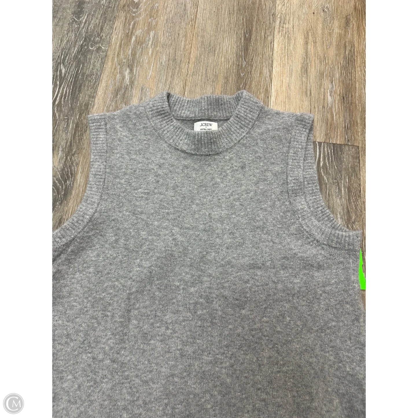 -Sweater Short Sleeve By J. Crew In Grey, Size: S