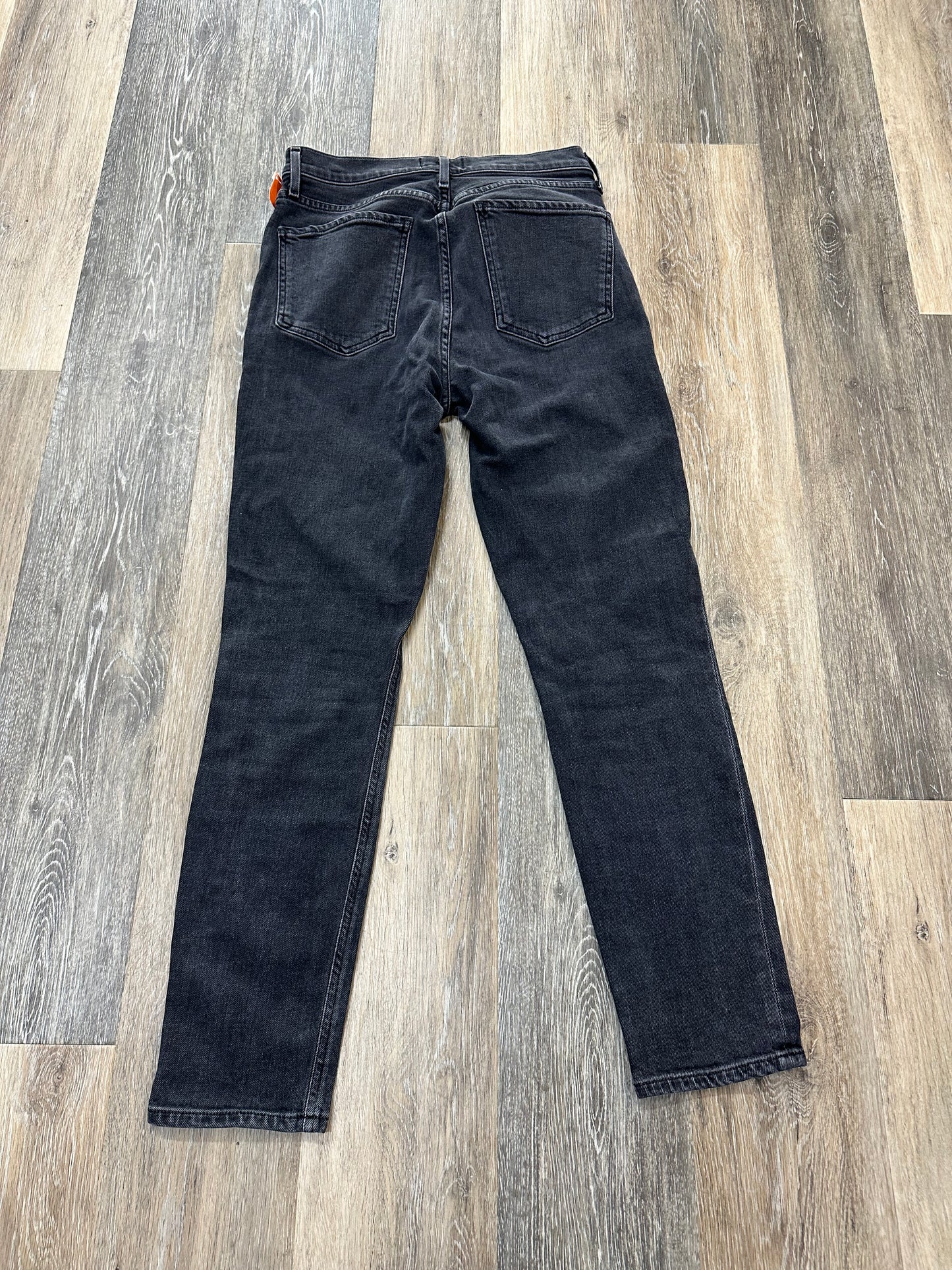 Jeans Skinny By Agolde In Black Denim, Size: 4