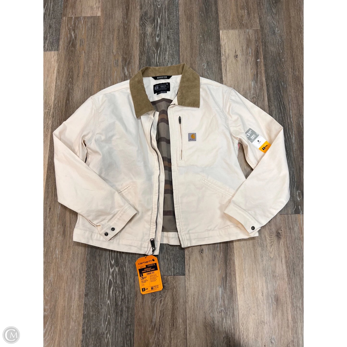 Jacket Other By Carhartt In White, Size: M