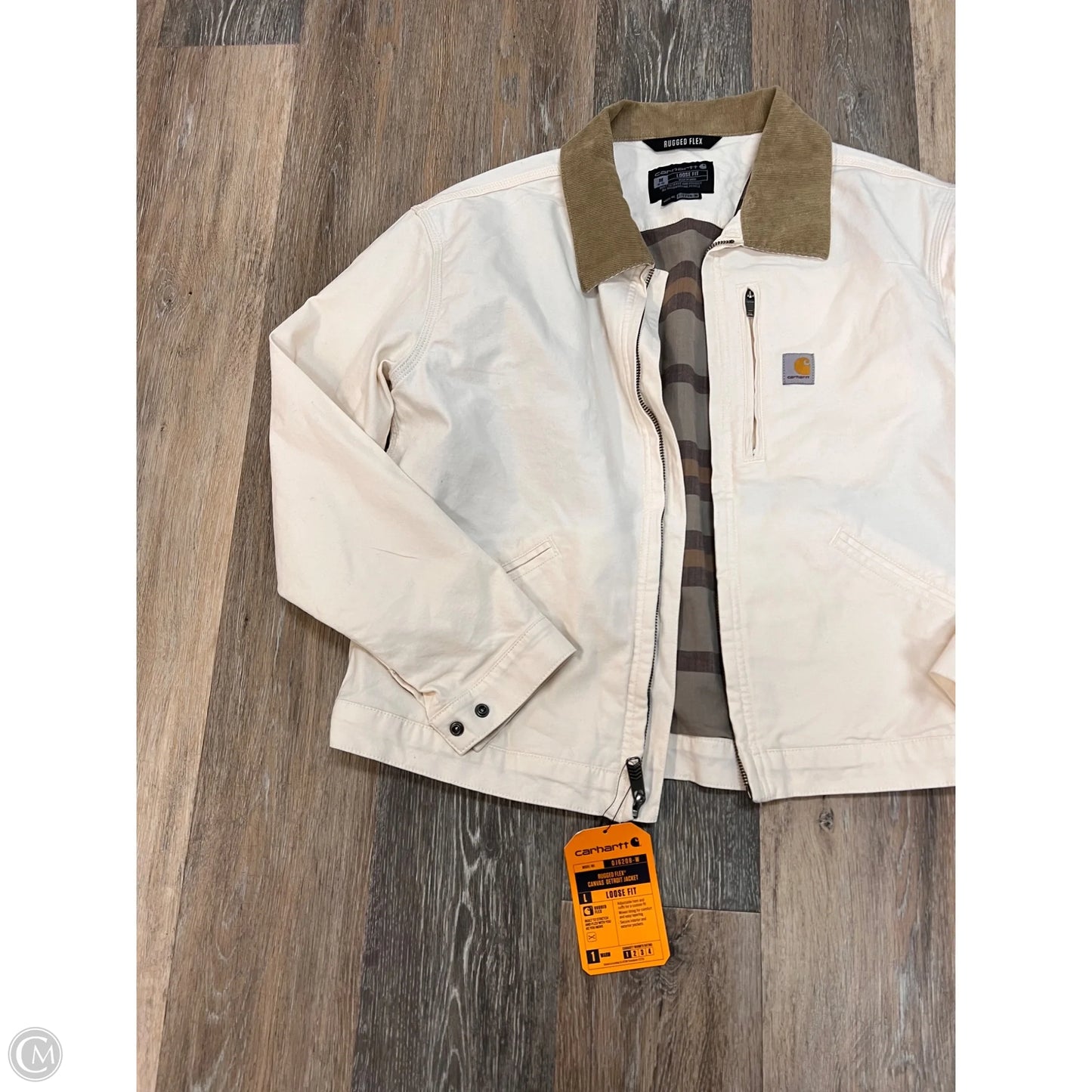 Jacket Other By Carhartt In White, Size: M