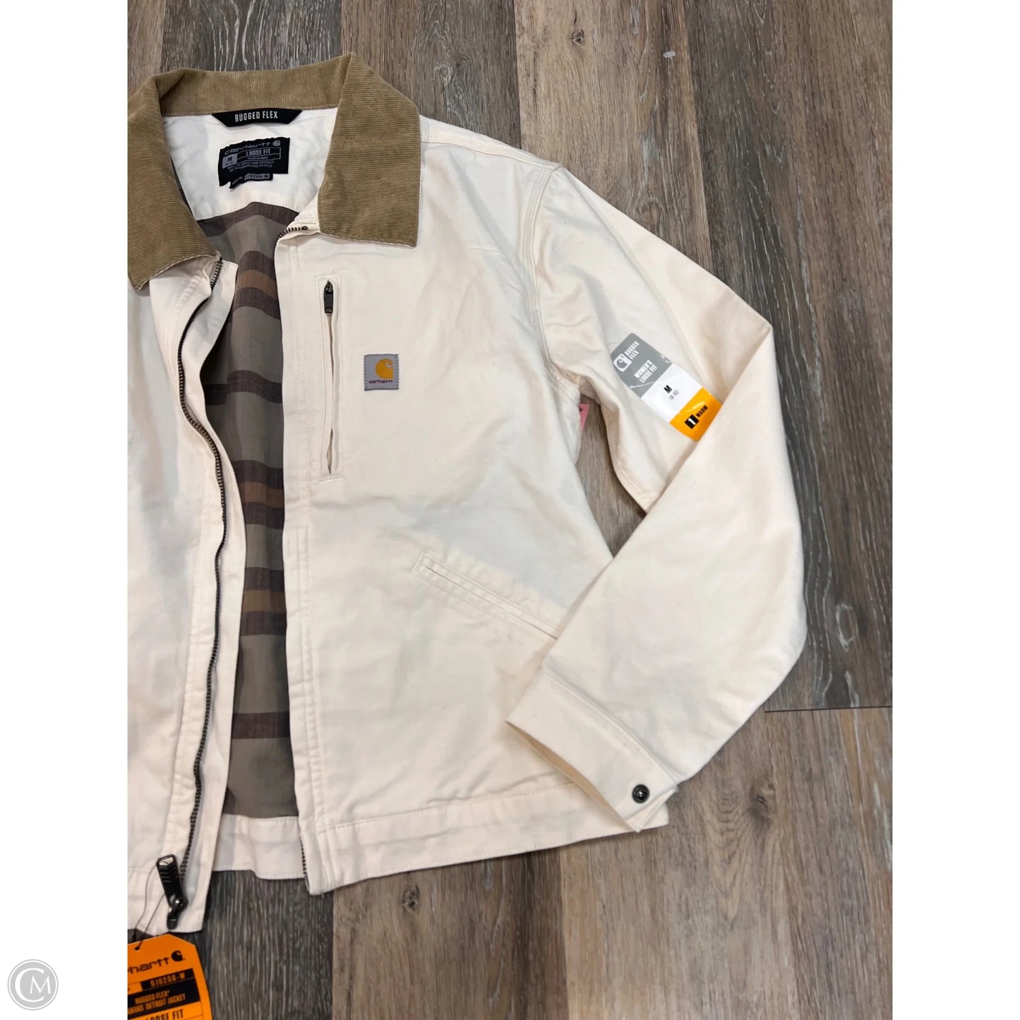 Jacket Other By Carhartt In White, Size: M