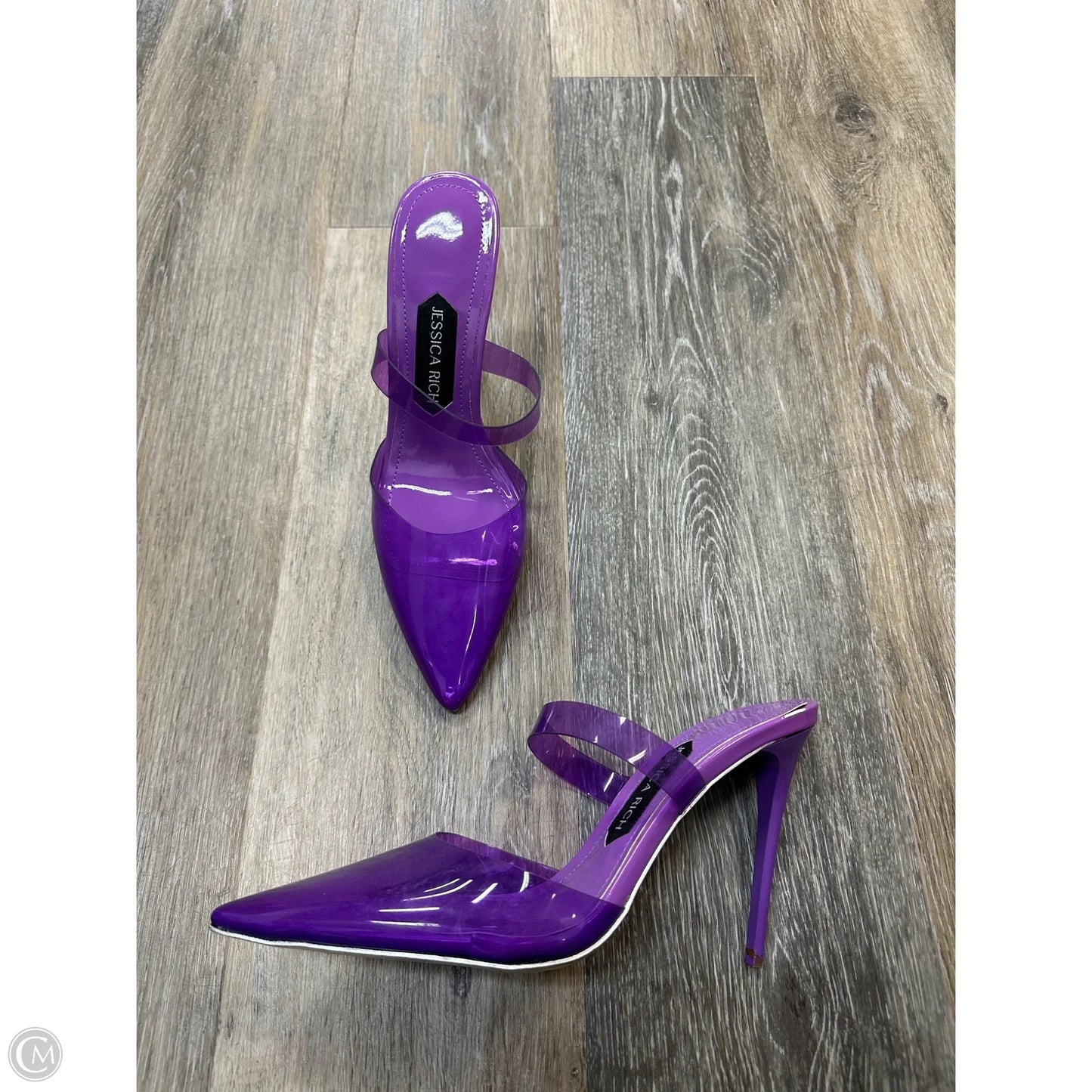 Shoes Heels Stiletto By Jessica Rich In Purple, Size: 7.5