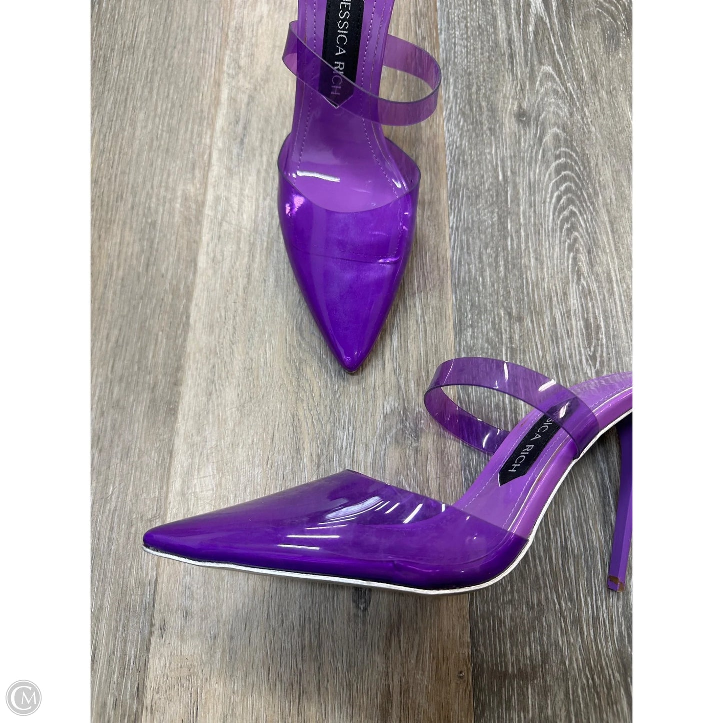 Shoes Heels Stiletto By Jessica Rich In Purple, Size: 7.5