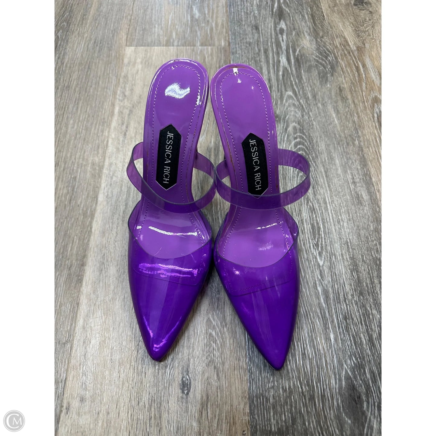 Shoes Heels Stiletto By Jessica Rich In Purple, Size: 7.5