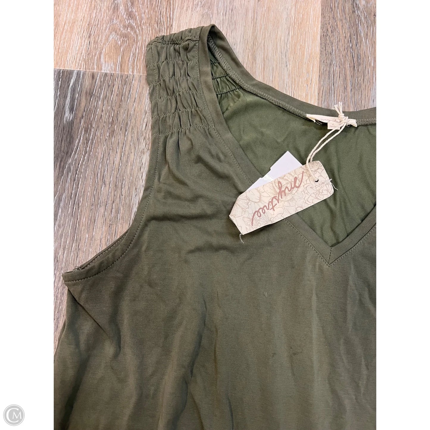 Tank Top By Mystree In Green, Size: L