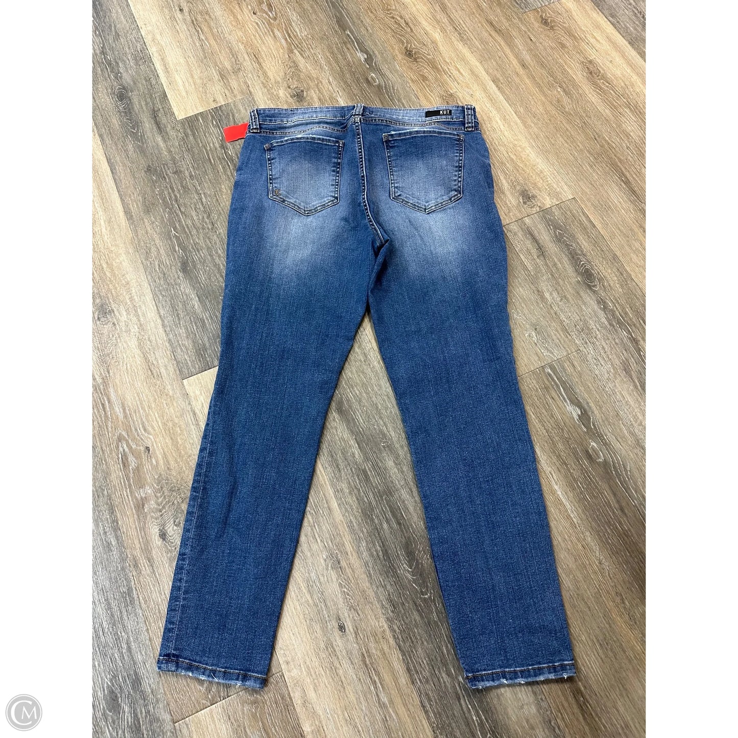 Jeans Skinny By Kut In Blue Denim, Size: 16