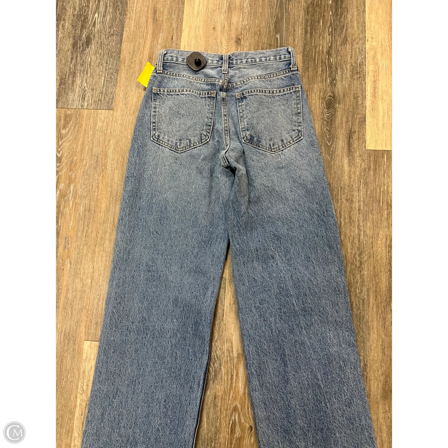 Jeans Wide Leg By Just Black In Blue Denim, Size: 1/25