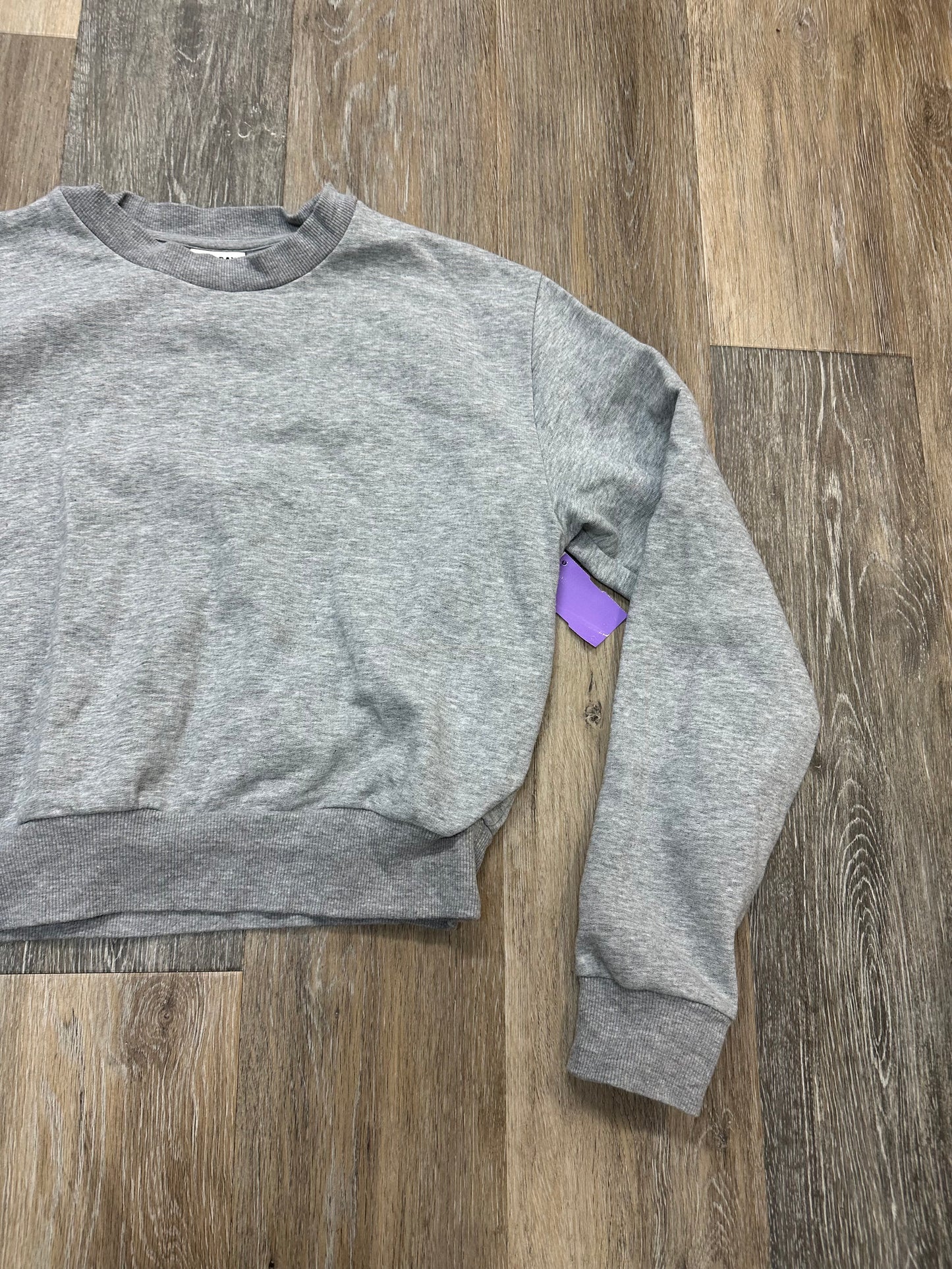 Top Long Sleeve By Sunday Best In Grey, Size: S