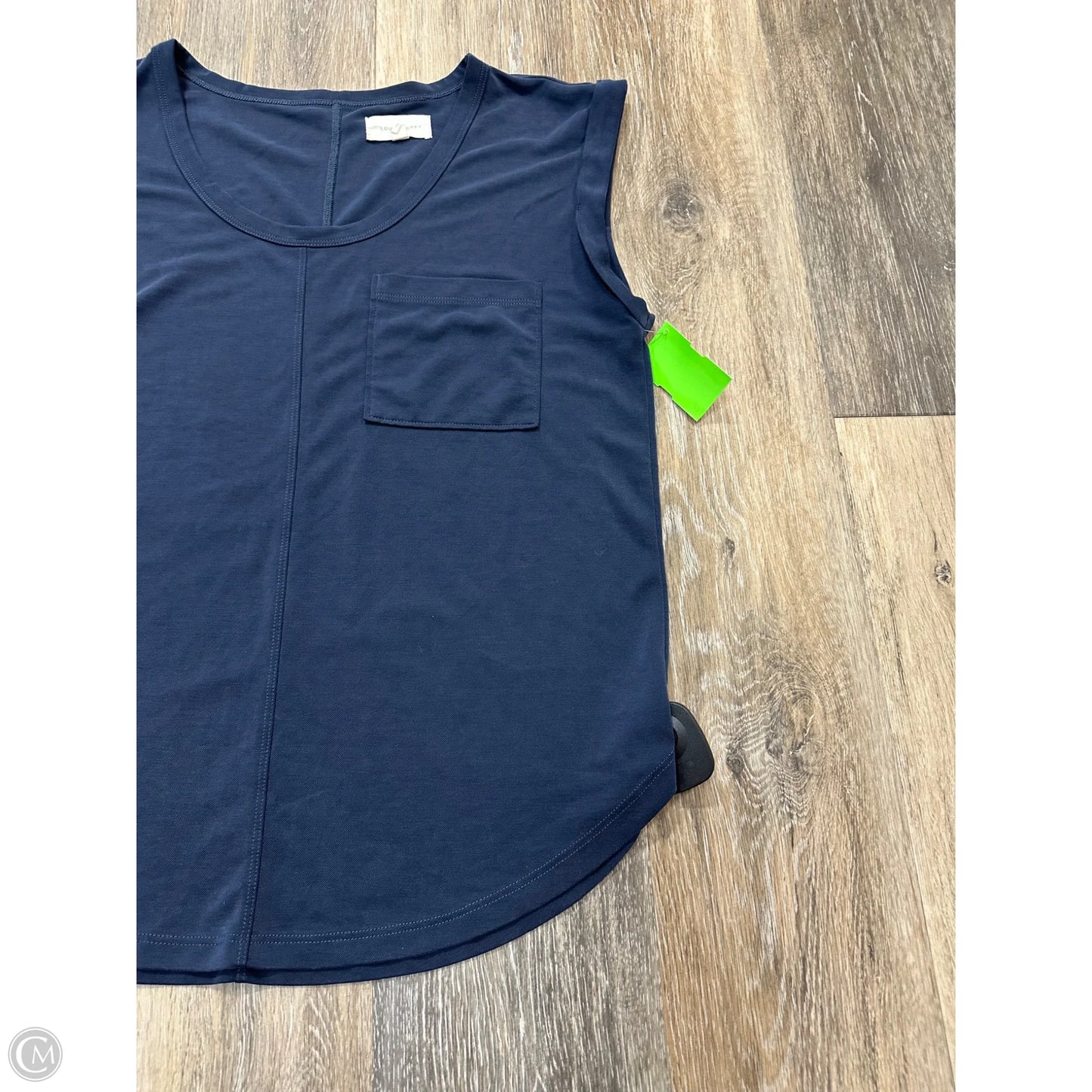 Top Short Sleeve By Lou And Grey In Navy, Size: Xs