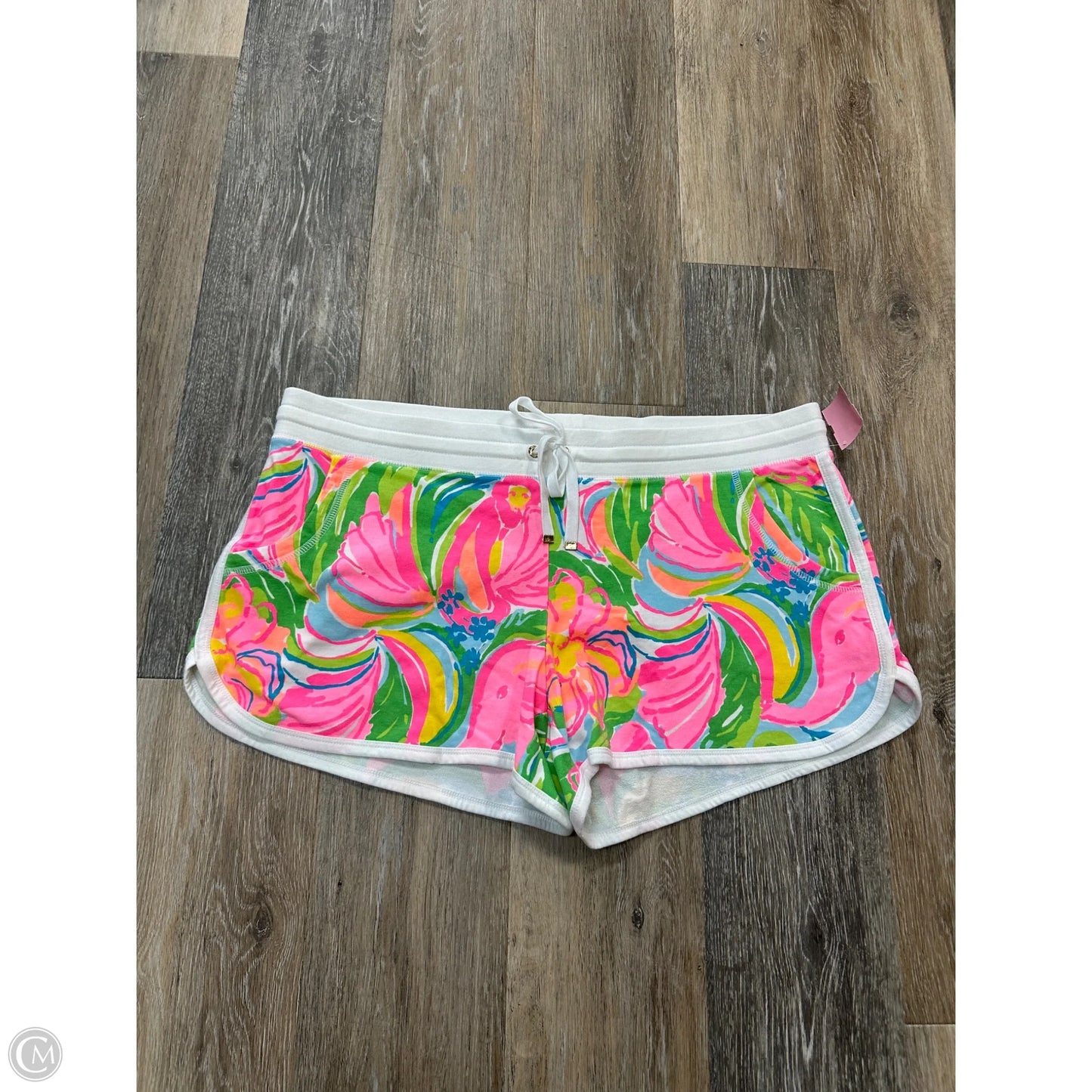 Shorts Designer By Lilly Pulitzer In Floral Print, Size: Xl