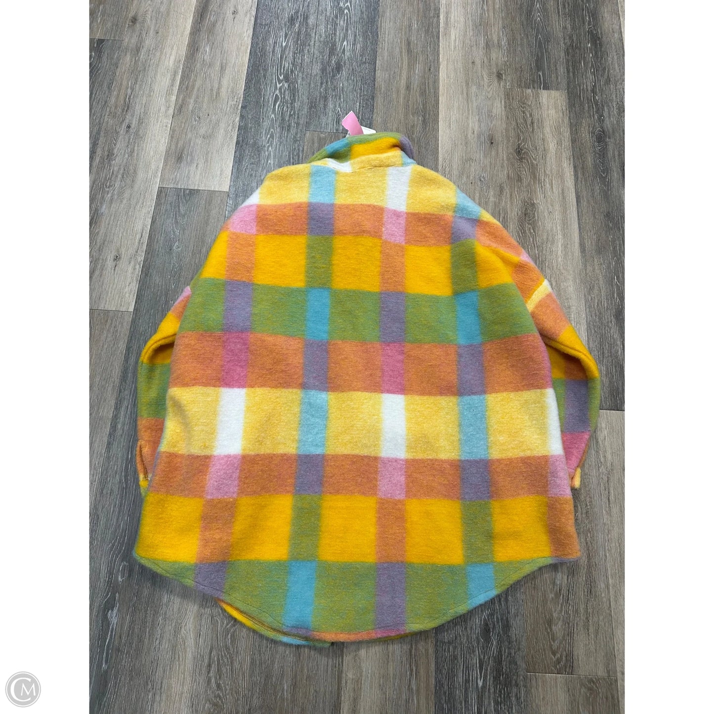 Jacket Shirt By Davi & Dani In Multi-colored, Size: 2x