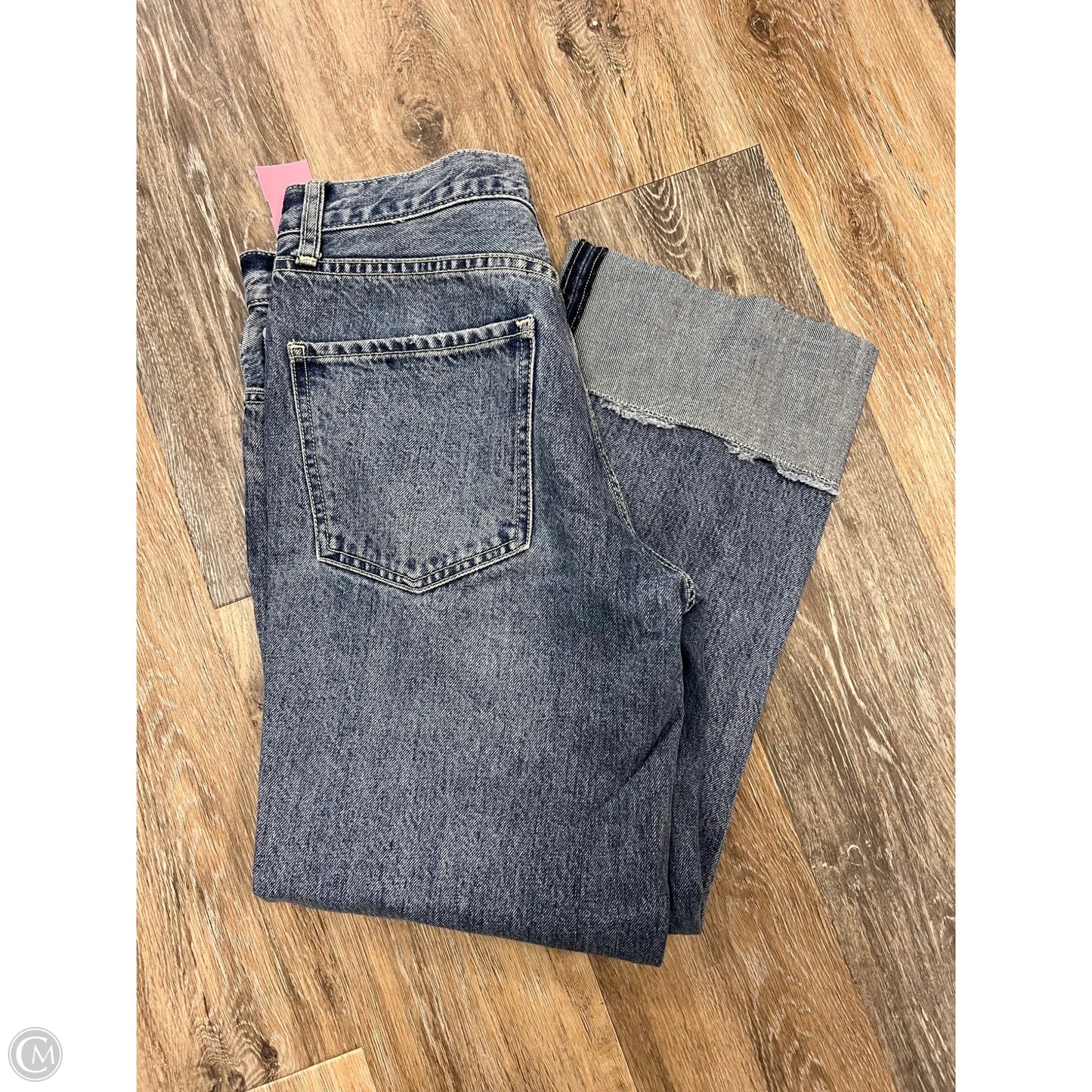 Jeans Straight By Pilcro In Blue Denim, Size: 4