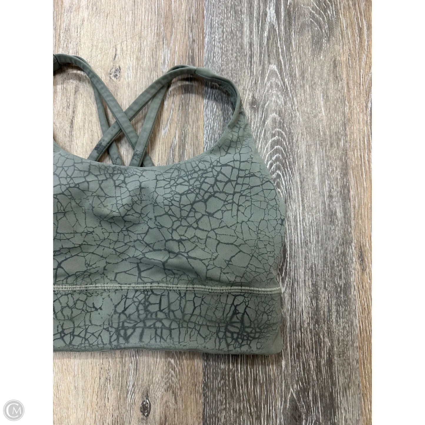 Athletic Bra By Lululemon In Green, Size: Xs
