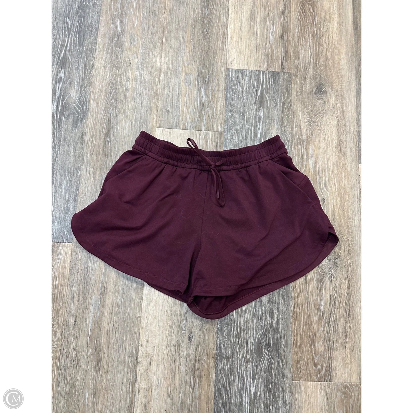Athletic Shorts By Lululemon In Maroon, Size: Xs
