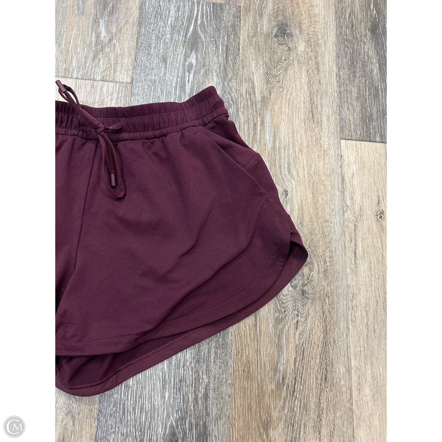 Athletic Shorts By Lululemon In Maroon, Size: Xs