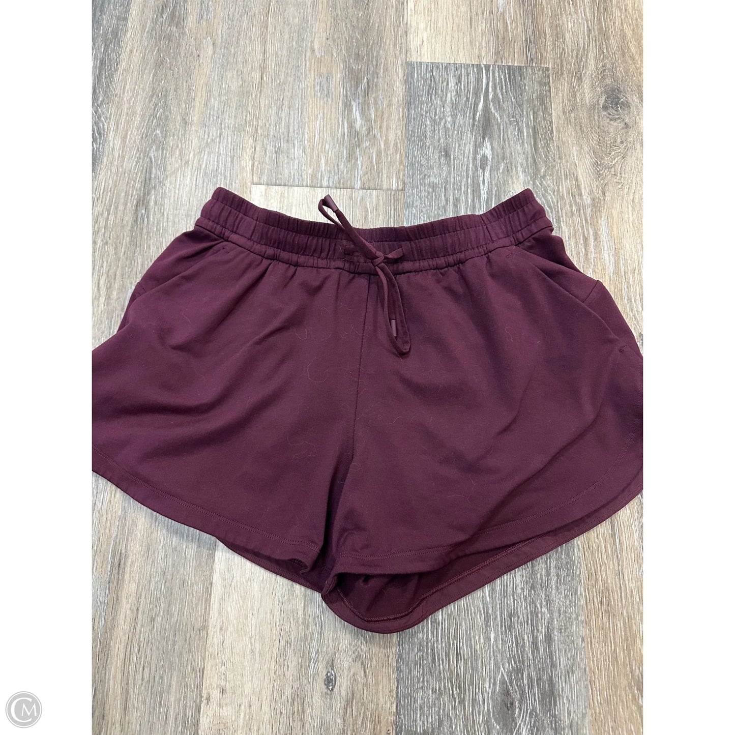 Athletic Shorts By Lululemon In Maroon, Size: Xs