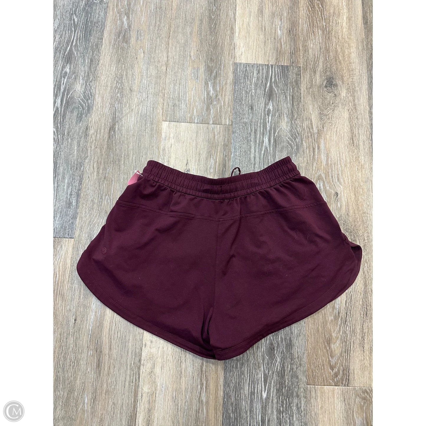 Athletic Shorts By Lululemon In Maroon, Size: Xs