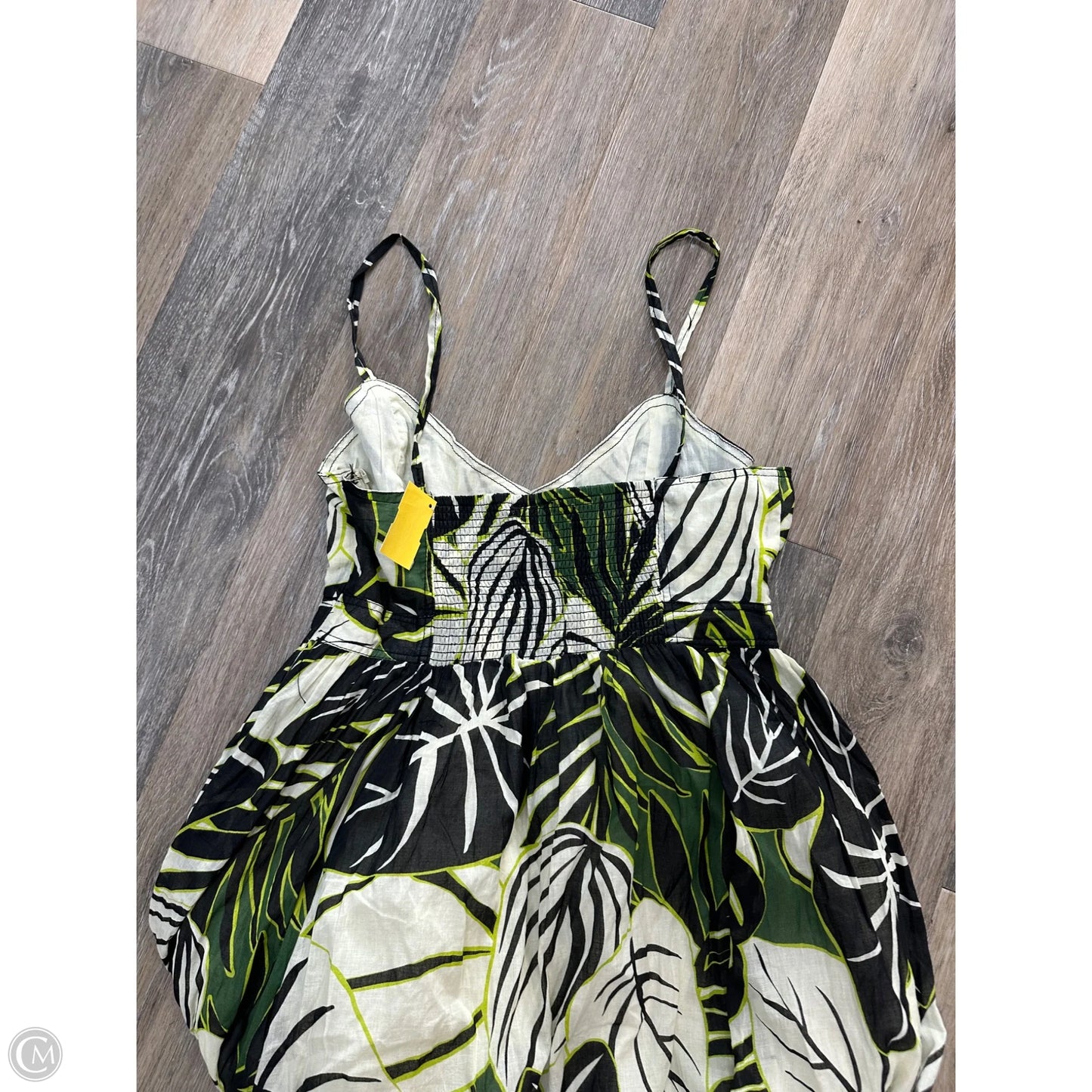 Dress Casual Maxi By Joie In Black & Green, Size: 12