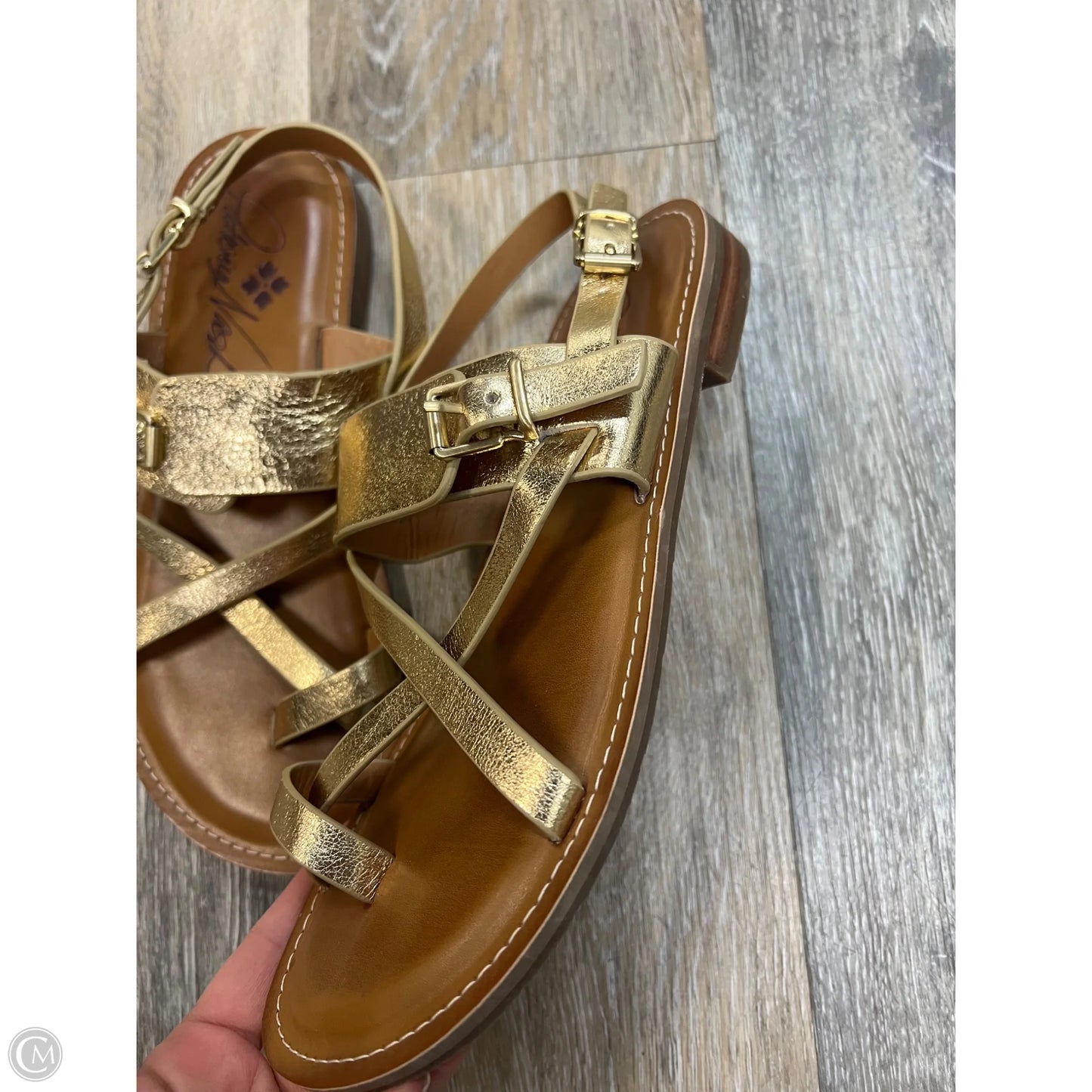 Sandals Designer By Patricia Nash In Tan, Size: 8