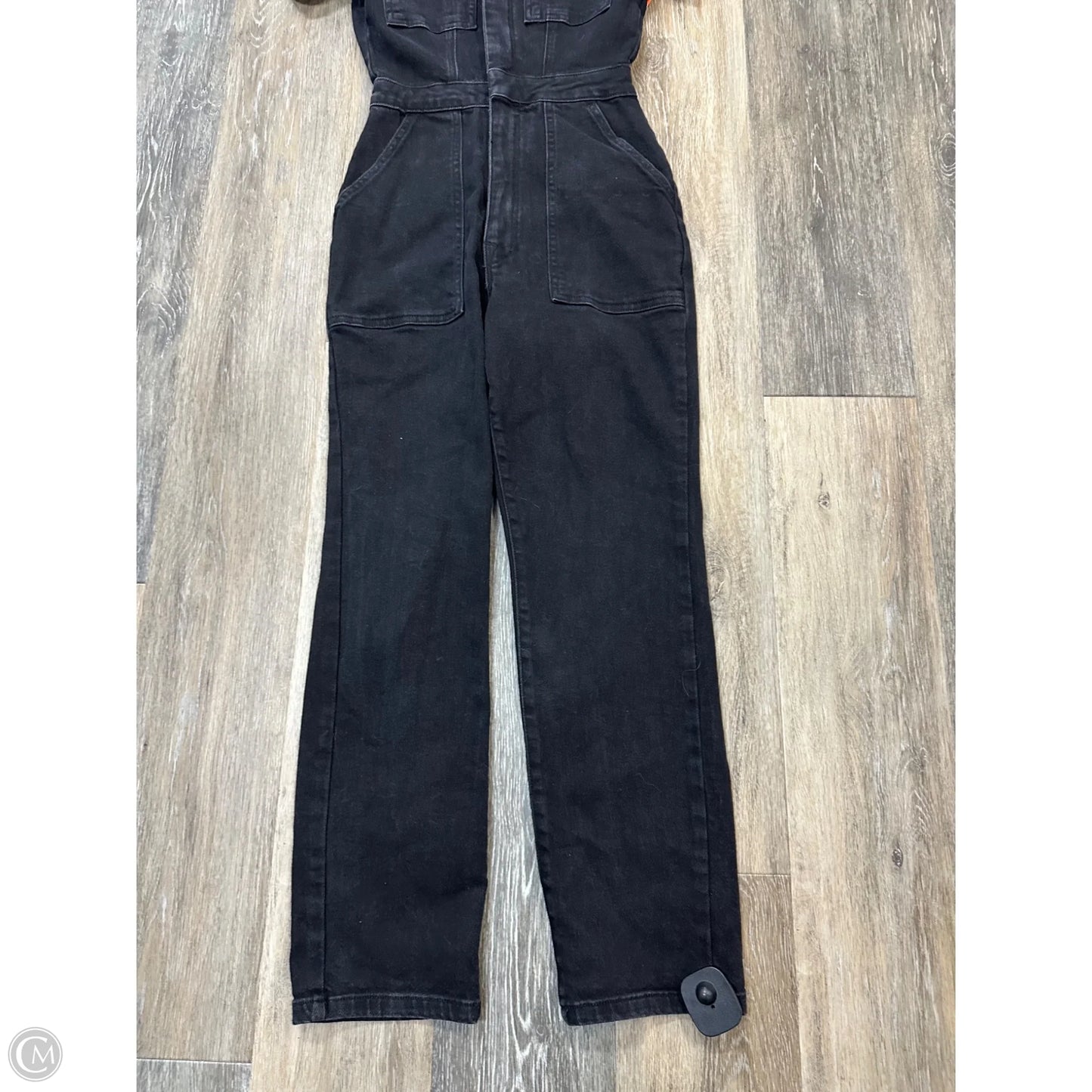 Jumpsuit By Good American In Black Denim, Size: S