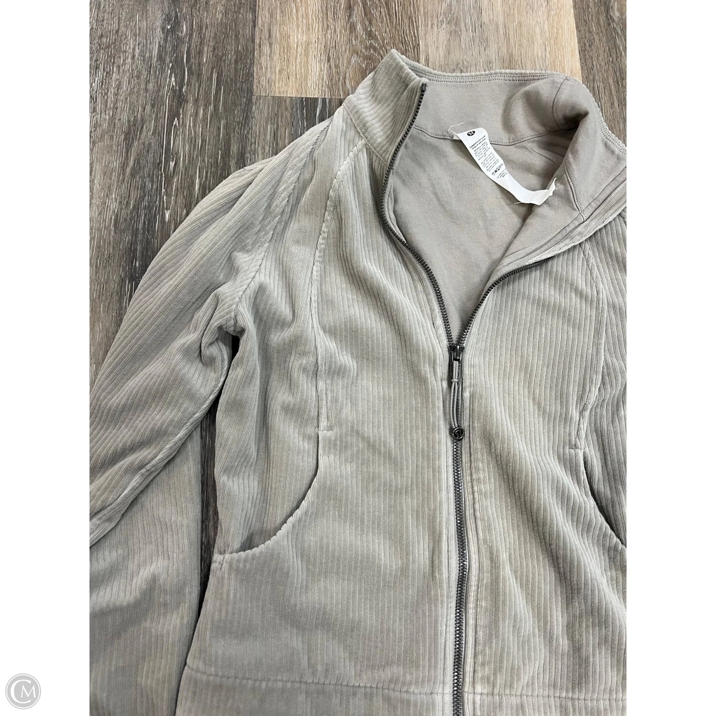 Athletic Jacket By Lululemon In Green, Size: 6
