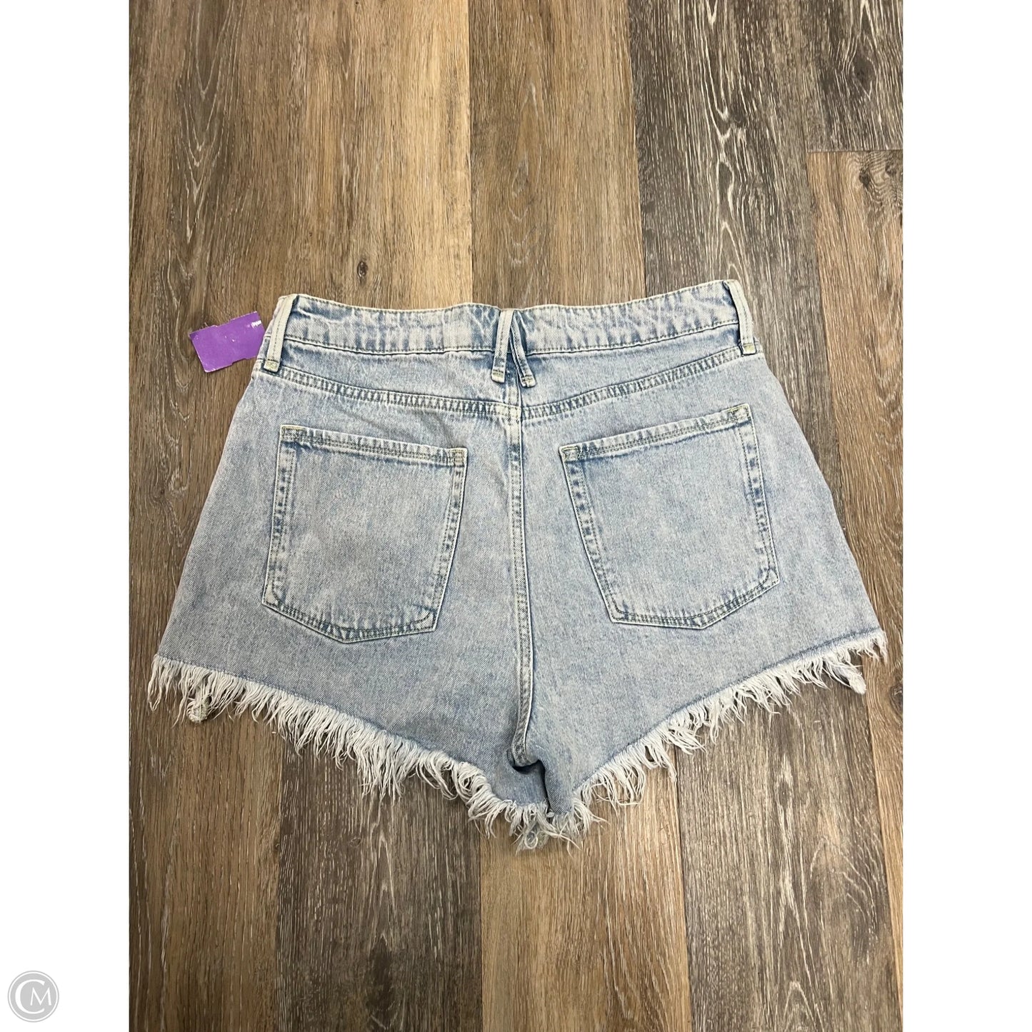 Shorts By Good American In Blue Denim, Size: 12/31
