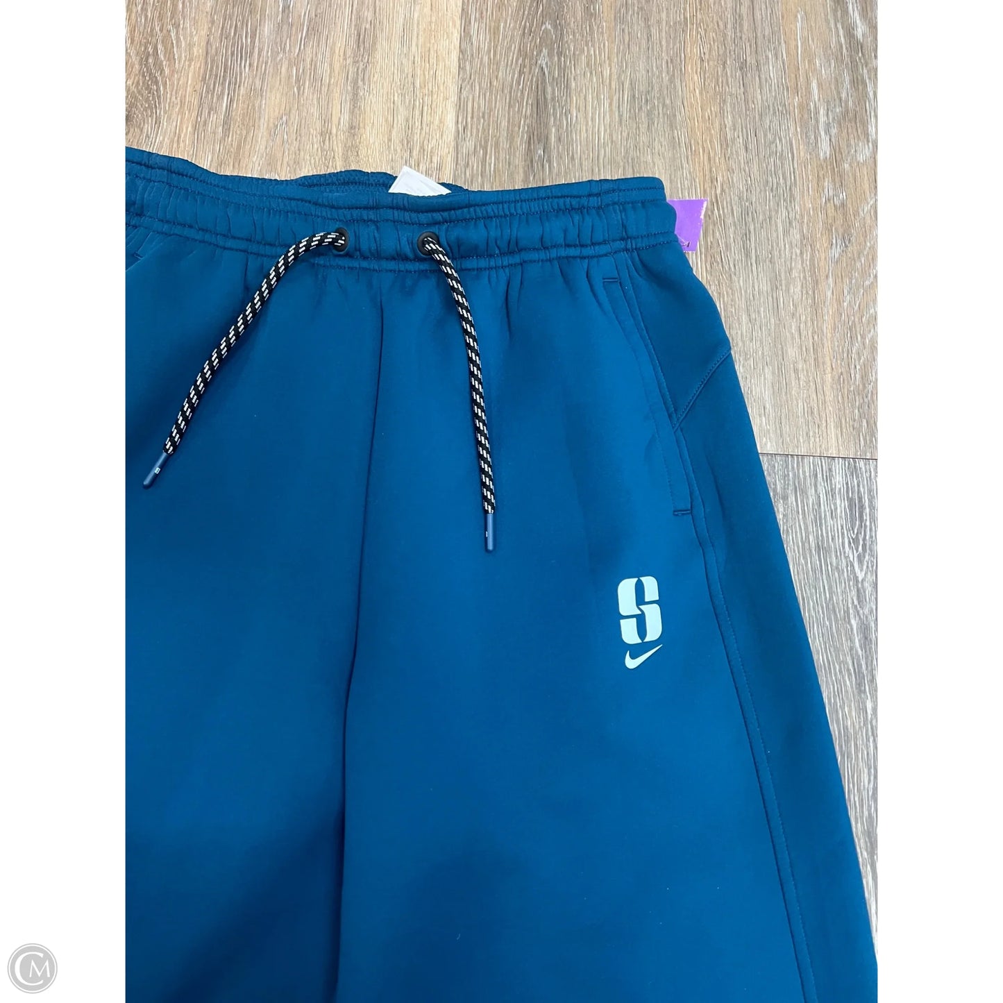 Athletic Pants By Nike In Blue, Size: Xs