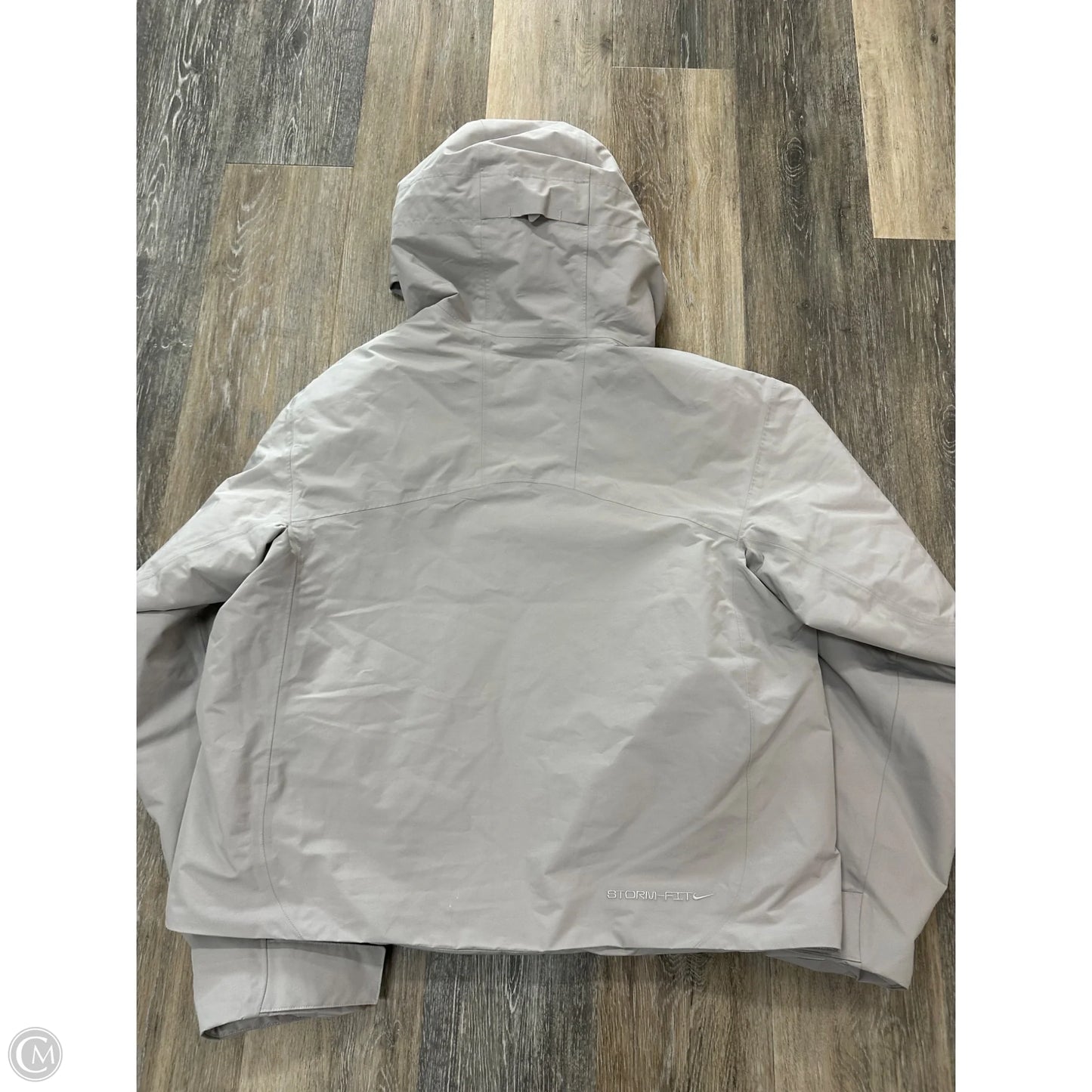 Coat Parka By Nike In Grey, Size: S