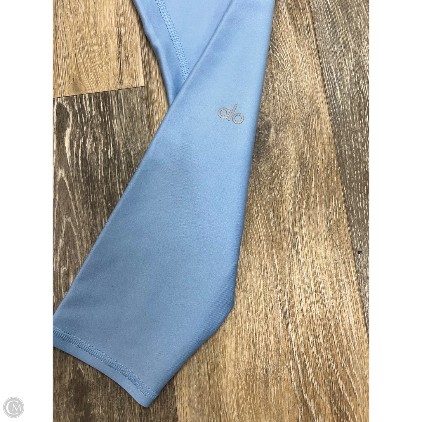 Athletic Leggings By Alo In Blue, Size: S